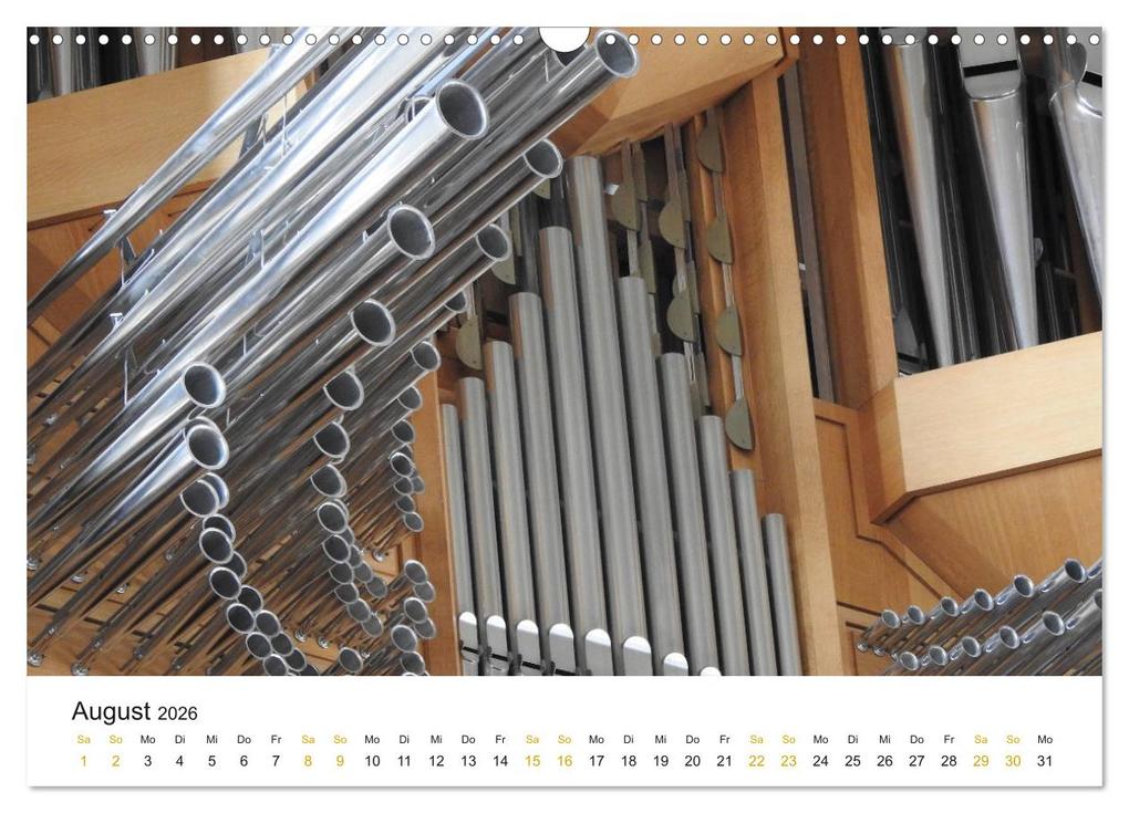 Weitere Ansicht: Fantastische Welt der Orgeln (Wandkalender 2026 DIN A3 quer), CALVENDO Monatskalender | Bettina Vier, Calvendo