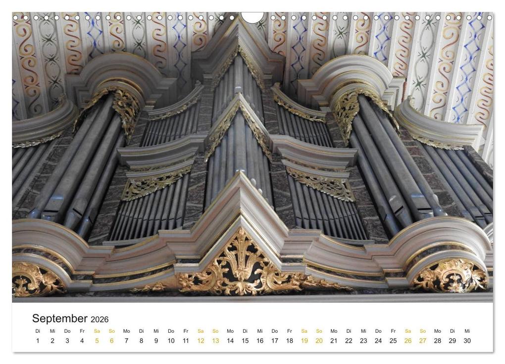 Weitere Ansicht: Fantastische Welt der Orgeln (Wandkalender 2026 DIN A3 quer), CALVENDO Monatskalender | Bettina Vier, Calvendo