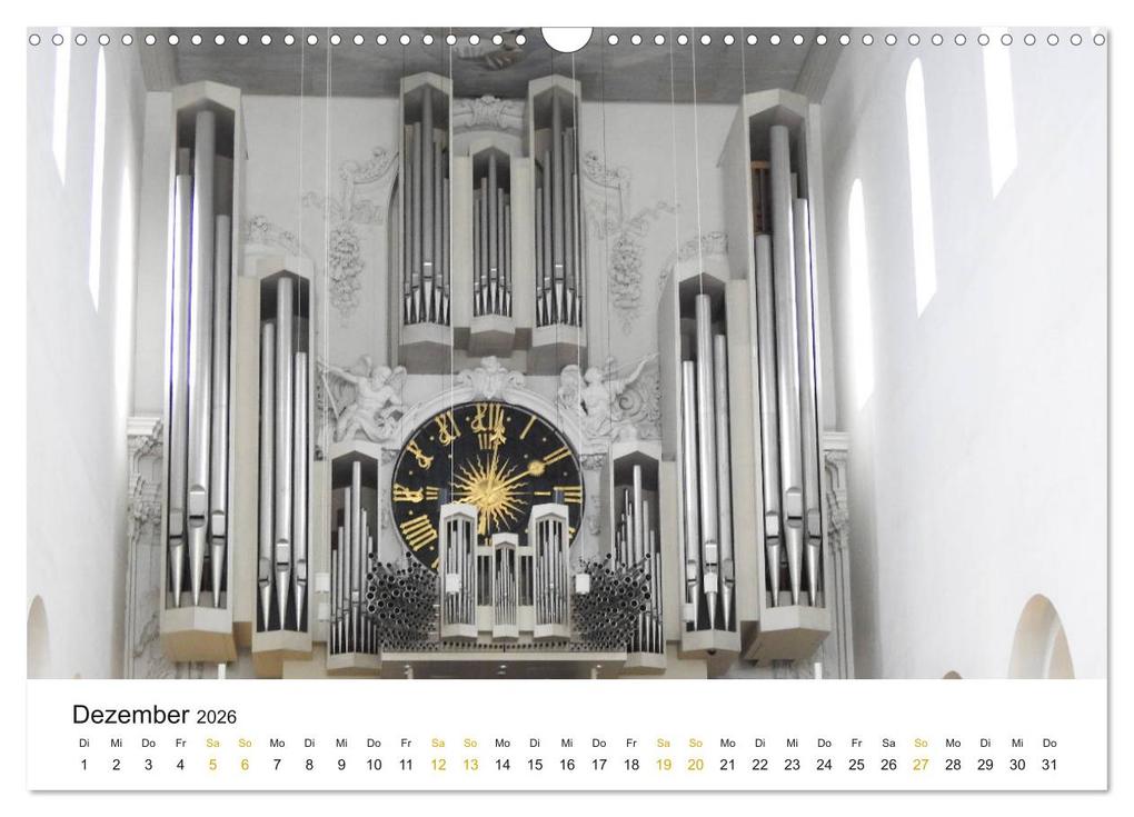 Weitere Ansicht: Fantastische Welt der Orgeln (Wandkalender 2026 DIN A3 quer), CALVENDO Monatskalender | Bettina Vier, Calvendo
