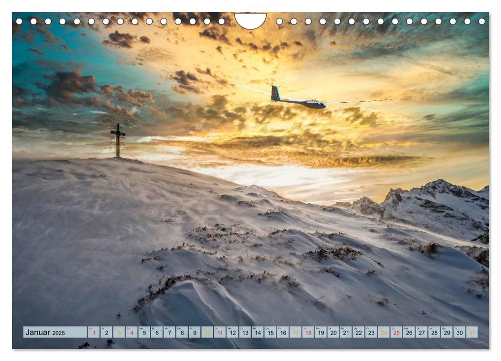Weitere Ansicht: Segelflug, ein Stück Freiheit (Wandkalender 2026 DIN A4 quer), CALVENDO Monatskalender | Peter Roder, Calvendo