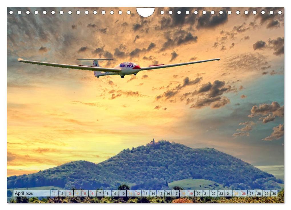 Weitere Ansicht: Segelflug, ein Stück Freiheit (Wandkalender 2026 DIN A4 quer), CALVENDO Monatskalender | Peter Roder, Calvendo