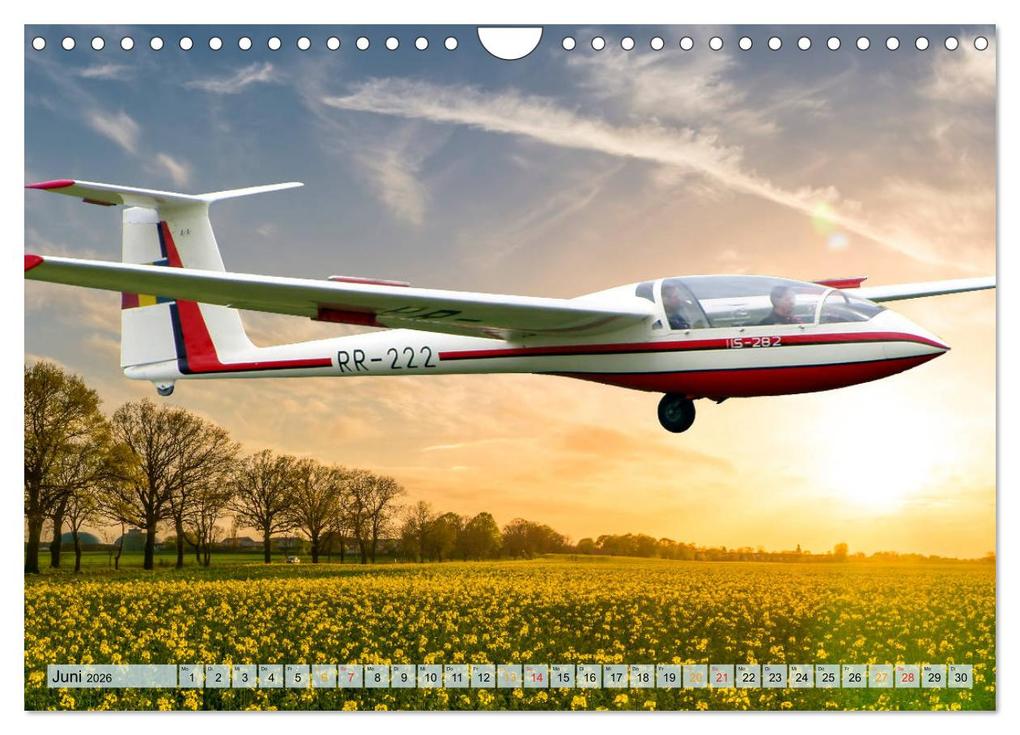 Weitere Ansicht: Segelflug, ein Stück Freiheit (Wandkalender 2026 DIN A4 quer), CALVENDO Monatskalender | Peter Roder, Calvendo