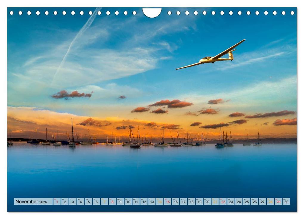 Weitere Ansicht: Segelflug, ein Stück Freiheit (Wandkalender 2026 DIN A4 quer), CALVENDO Monatskalender | Peter Roder, Calvendo