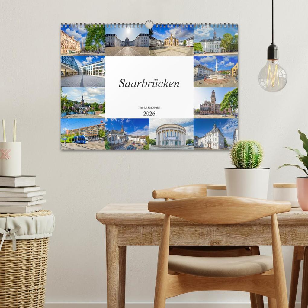 Weitere Ansicht: Saarbrücken Impressionen (Wandkalender 2026 DIN A3 quer), CALVENDO Monatskalender | Calvendo, Dirk Meutzner