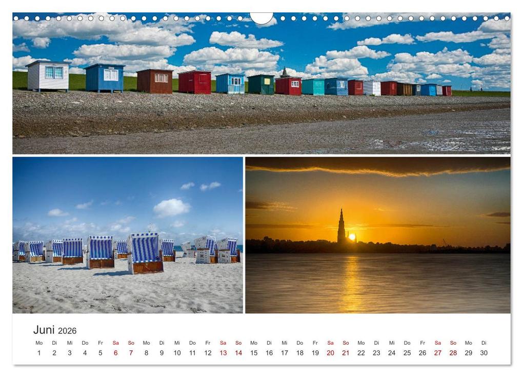 Weitere Ansicht: Schleswig-Holsteinische Impressionen (Wandkalender 2026 DIN A3 quer), CALVENDO Monatskalender | Calvendo, Susann Kuhr