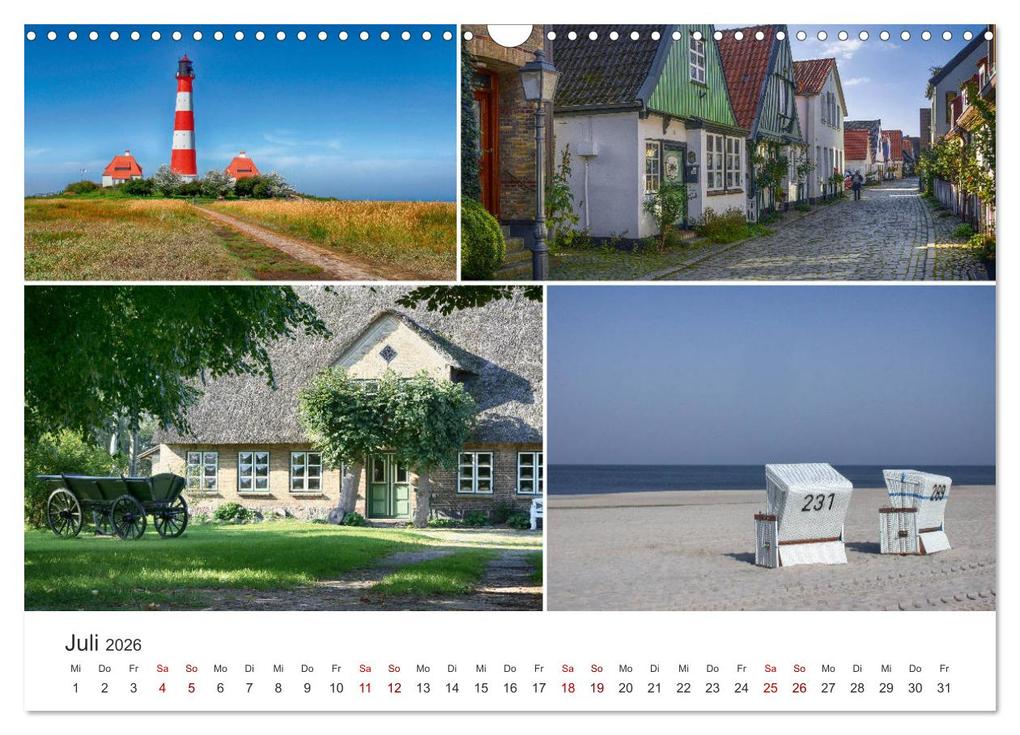 Weitere Ansicht: Schleswig-Holsteinische Impressionen (Wandkalender 2026 DIN A3 quer), CALVENDO Monatskalender | Calvendo, Susann Kuhr