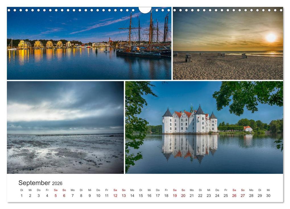 Weitere Ansicht: Schleswig-Holsteinische Impressionen (Wandkalender 2026 DIN A3 quer), CALVENDO Monatskalender | Calvendo, Susann Kuhr