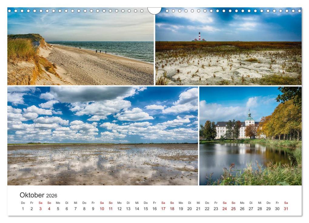 Weitere Ansicht: Schleswig-Holsteinische Impressionen (Wandkalender 2026 DIN A3 quer), CALVENDO Monatskalender | Calvendo, Susann Kuhr