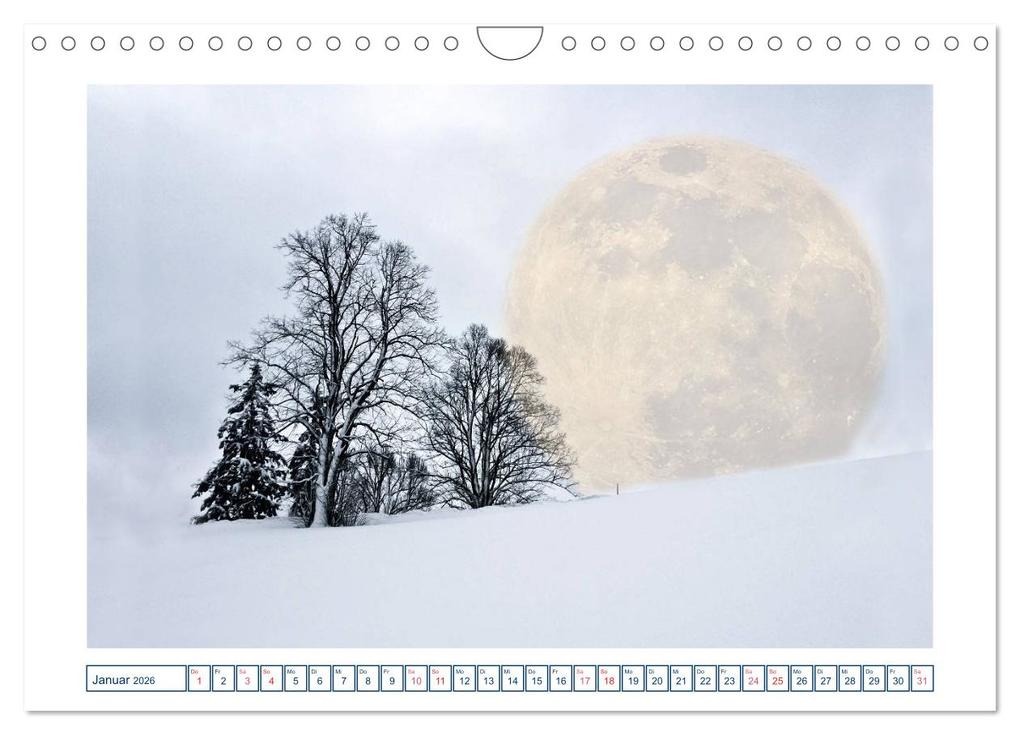 Weitere Ansicht: MoonMania (Wandkalender 2026 DIN A4 quer), CALVENDO Monatskalender | Calvendo, Ola Feix
