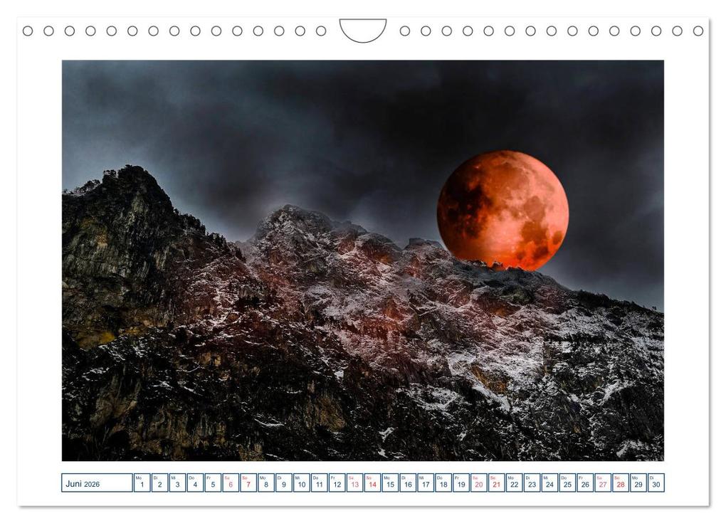 Weitere Ansicht: MoonMania (Wandkalender 2026 DIN A4 quer), CALVENDO Monatskalender | Calvendo, Ola Feix