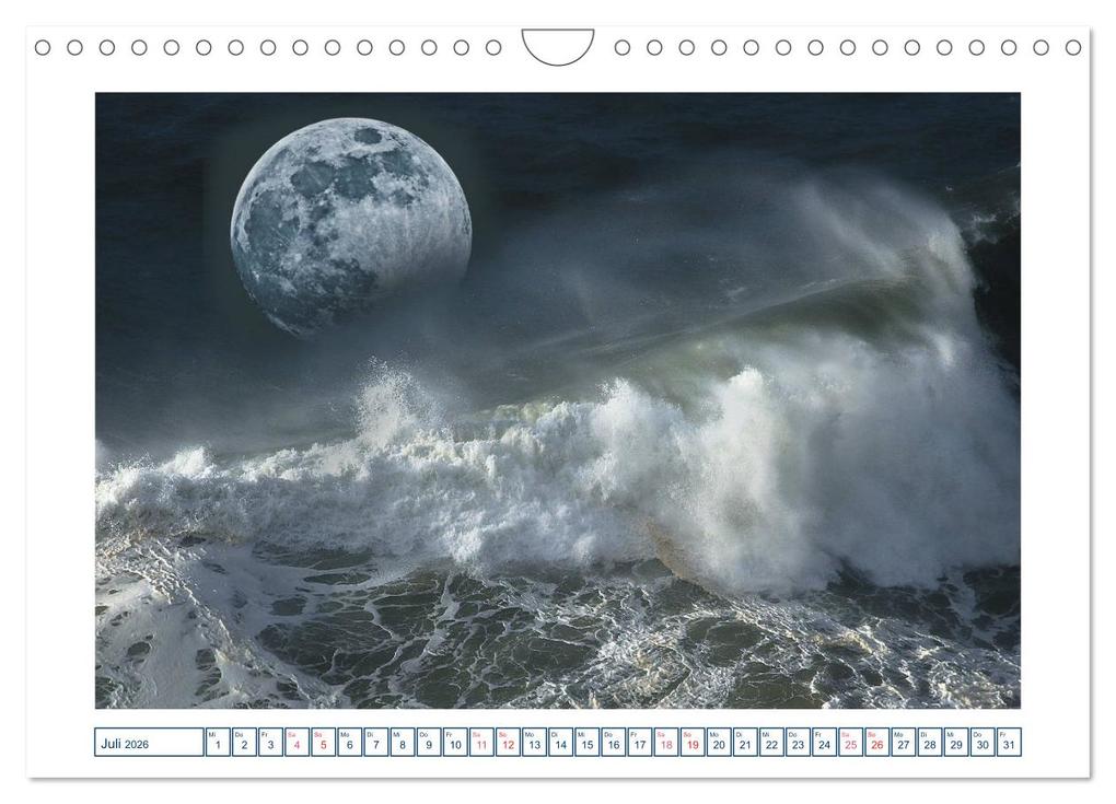 Weitere Ansicht: MoonMania (Wandkalender 2026 DIN A4 quer), CALVENDO Monatskalender | Calvendo, Ola Feix