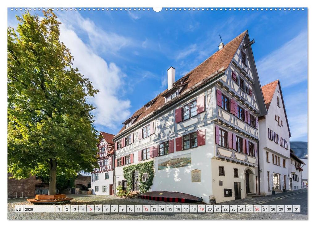 Weitere Ansicht: ULM Idyllisches Stadtherz (Wandkalender 2026 DIN A2 quer), CALVENDO Monatskalender | Calvendo, Melanie Viola