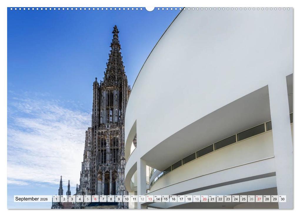 Weitere Ansicht: ULM Idyllisches Stadtherz (Wandkalender 2026 DIN A2 quer), CALVENDO Monatskalender | Calvendo, Melanie Viola