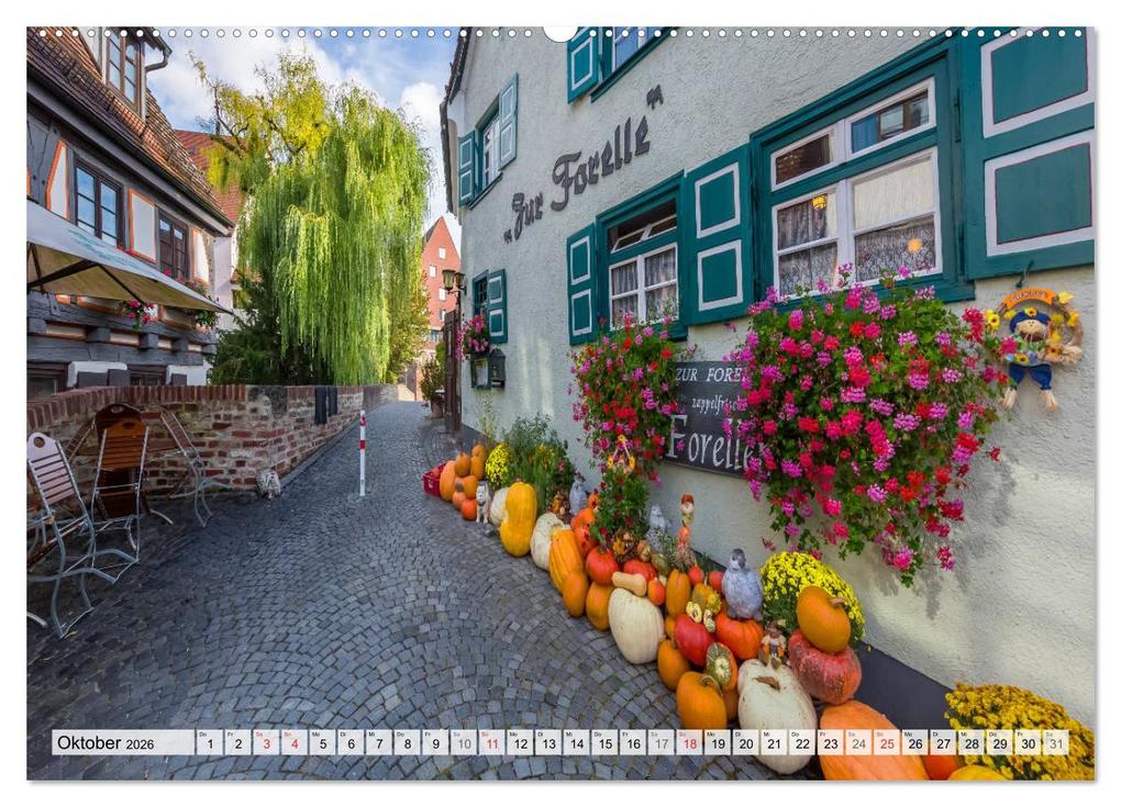 Weitere Ansicht: ULM Idyllisches Stadtherz (Wandkalender 2026 DIN A2 quer), CALVENDO Monatskalender | Calvendo, Melanie Viola