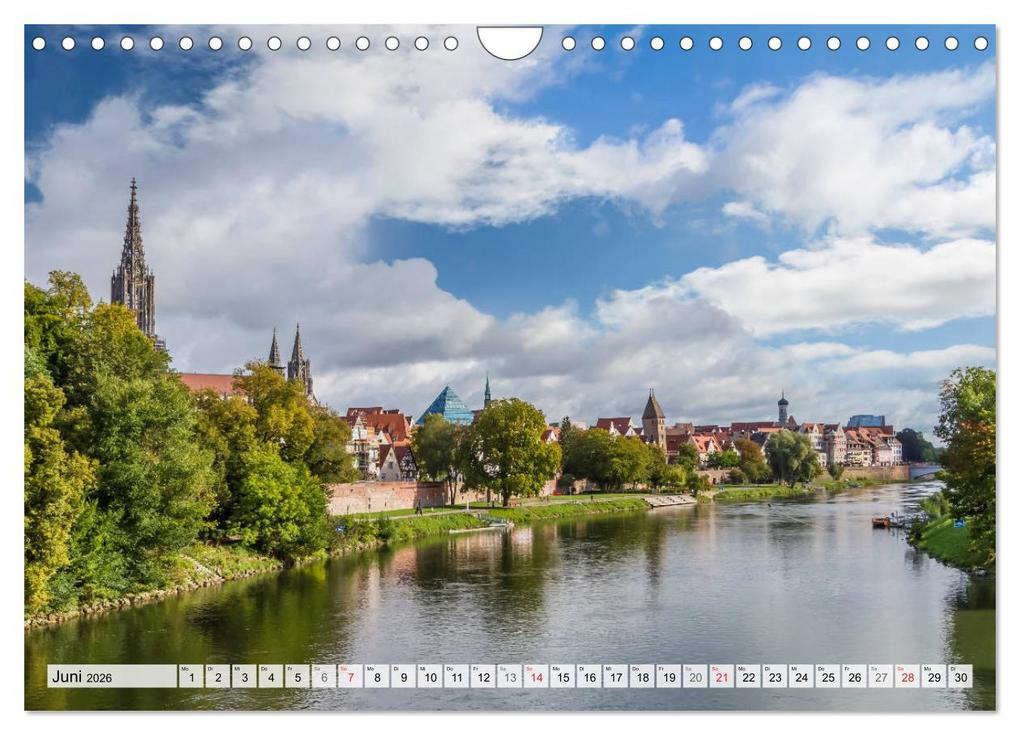 Weitere Ansicht: ULM Idyllisches Stadtherz (Wandkalender 2026 DIN A4 quer), CALVENDO Monatskalender | Calvendo, Melanie Viola