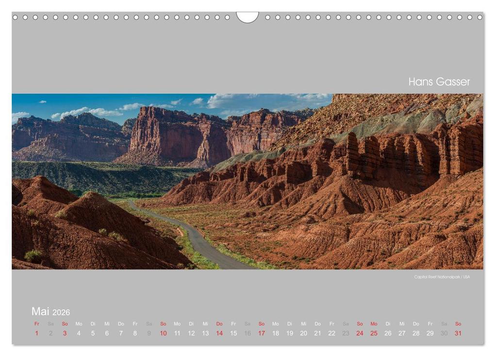Weitere Ansicht: GROSSARTIGE LANDSCHAFTEN 2026 (Wandkalender 2026 DIN A3 quer), CALVENDO Monatskalender | Calvendo, Hans Gasser
