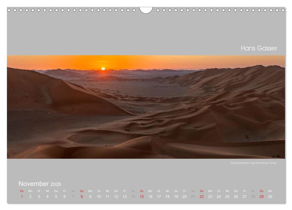 Weitere Ansicht: GROSSARTIGE LANDSCHAFTEN 2026 (Wandkalender 2026 DIN A3 quer), CALVENDO Monatskalender | Calvendo, Hans Gasser