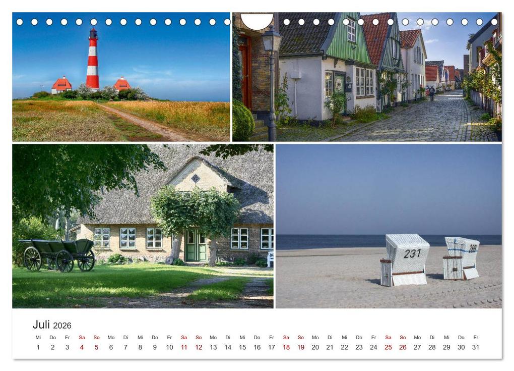 Weitere Ansicht: Schleswig-Holsteinische Impressionen (Wandkalender 2026 DIN A4 quer), CALVENDO Monatskalender | Calvendo, Susann Kuhr