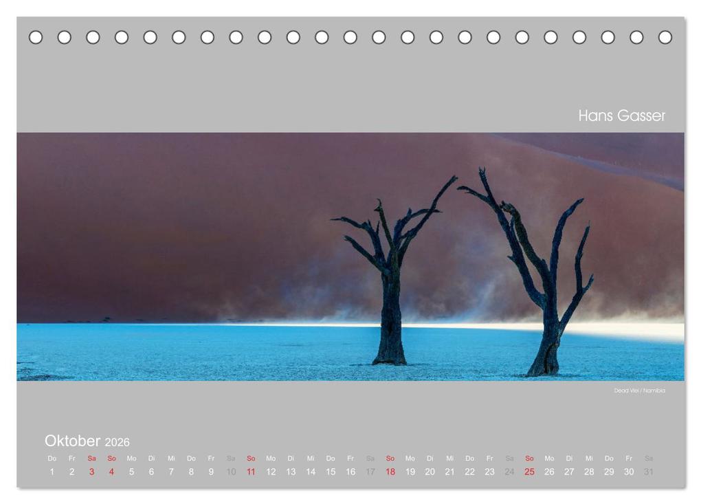 Weitere Ansicht: GROSSARTIGE LANDSCHAFTEN 2026 (Tischkalender 2026 DIN A5 quer), CALVENDO Monatskalender | Calvendo, Hans Gasser