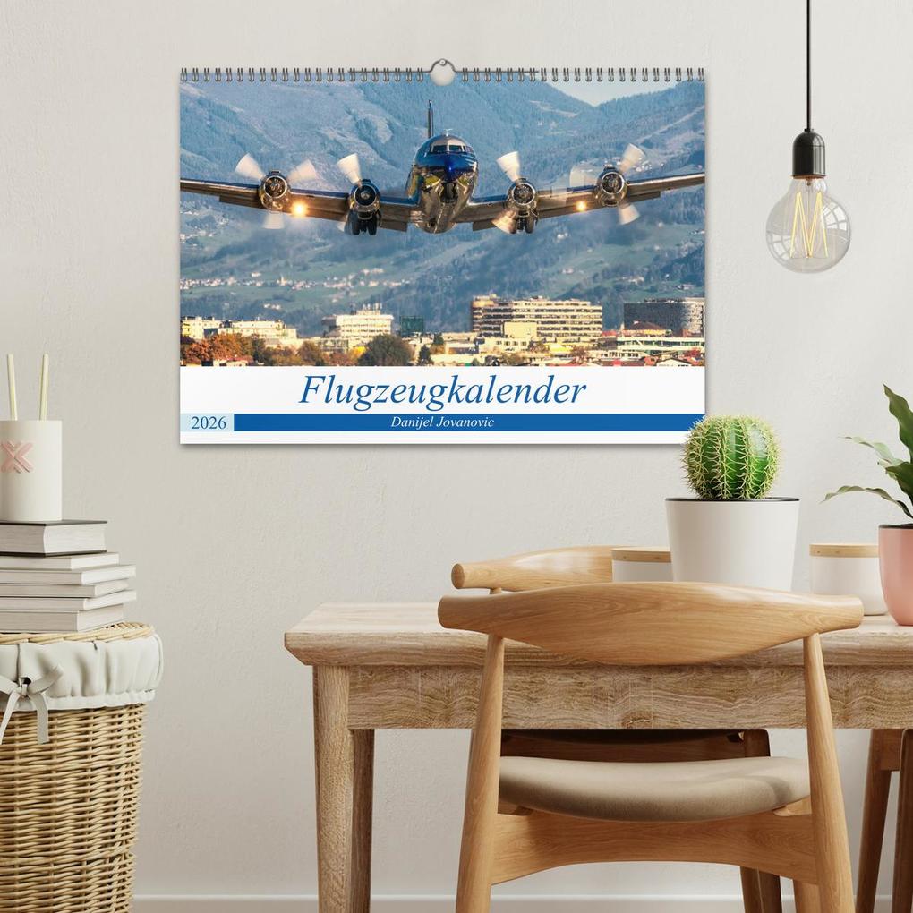 Weitere Ansicht: Flugzeugkalender (Wandkalender 2026 DIN A3 quer), CALVENDO Monatskalender | Calvendo, Danijel Jovanovic
