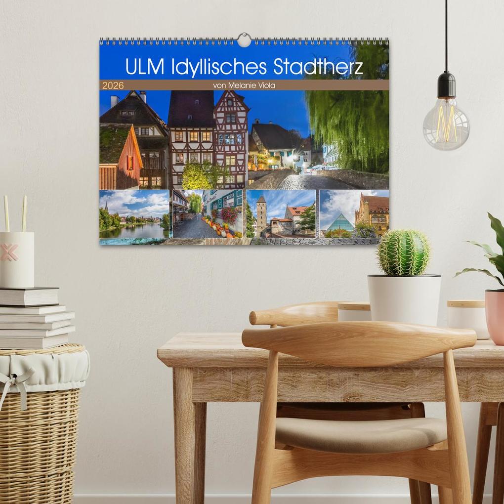 Weitere Ansicht: ULM Idyllisches Stadtherz (Wandkalender 2026 DIN A3 quer), CALVENDO Monatskalender | Calvendo, Melanie Viola