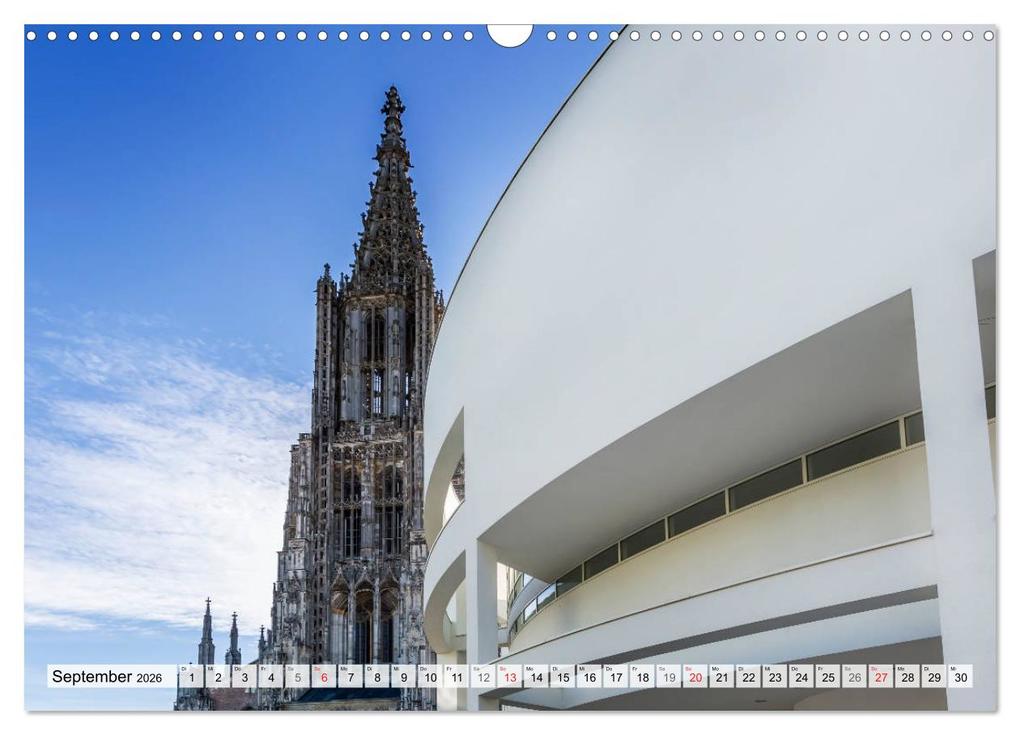 Weitere Ansicht: ULM Idyllisches Stadtherz (Wandkalender 2026 DIN A3 quer), CALVENDO Monatskalender | Calvendo, Melanie Viola