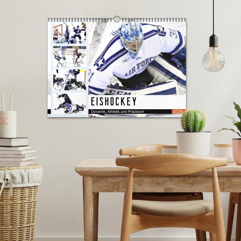 Weitere Ansicht: Eishockey. Dynamik, Athletik und Präzision! (Wandkalender 2026 DIN A3 quer), CALVENDO Monatskalender | Calvendo, Rose Hurley