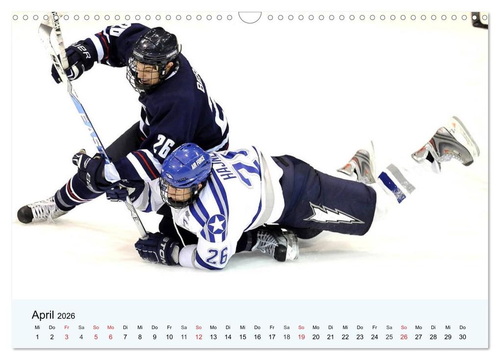 Weitere Ansicht: Eishockey. Dynamik, Athletik und Präzision! (Wandkalender 2026 DIN A3 quer), CALVENDO Monatskalender | Calvendo, Rose Hurley