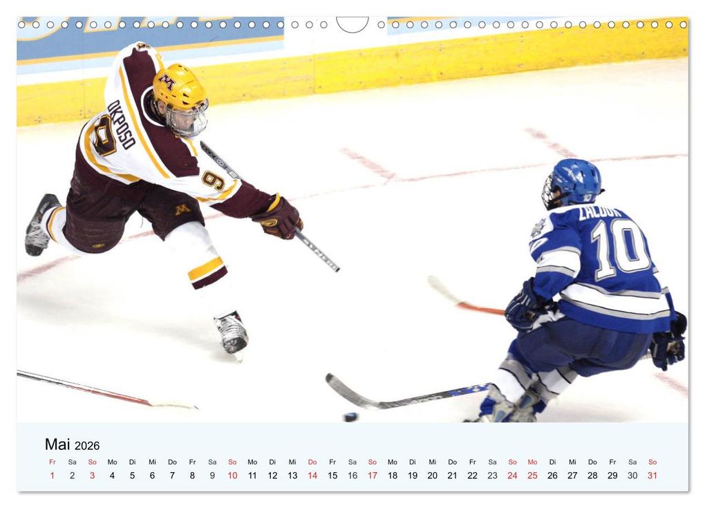 Weitere Ansicht: Eishockey. Dynamik, Athletik und Präzision! (Wandkalender 2026 DIN A3 quer), CALVENDO Monatskalender | Calvendo, Rose Hurley