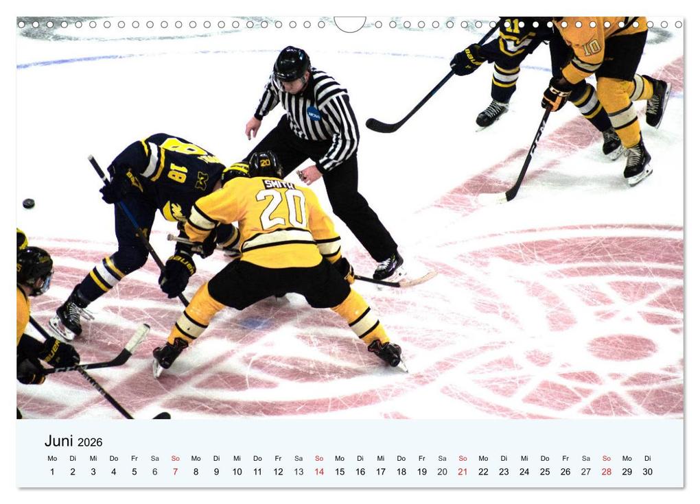 Weitere Ansicht: Eishockey. Dynamik, Athletik und Präzision! (Wandkalender 2026 DIN A3 quer), CALVENDO Monatskalender | Calvendo, Rose Hurley