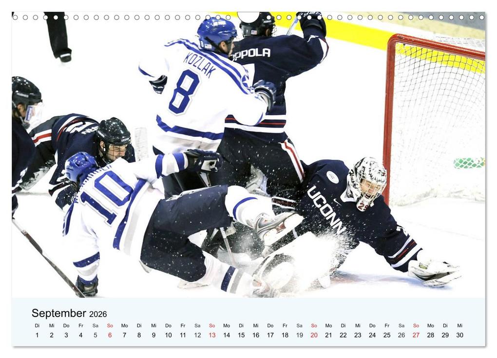 Weitere Ansicht: Eishockey. Dynamik, Athletik und Präzision! (Wandkalender 2026 DIN A3 quer), CALVENDO Monatskalender | Calvendo, Rose Hurley