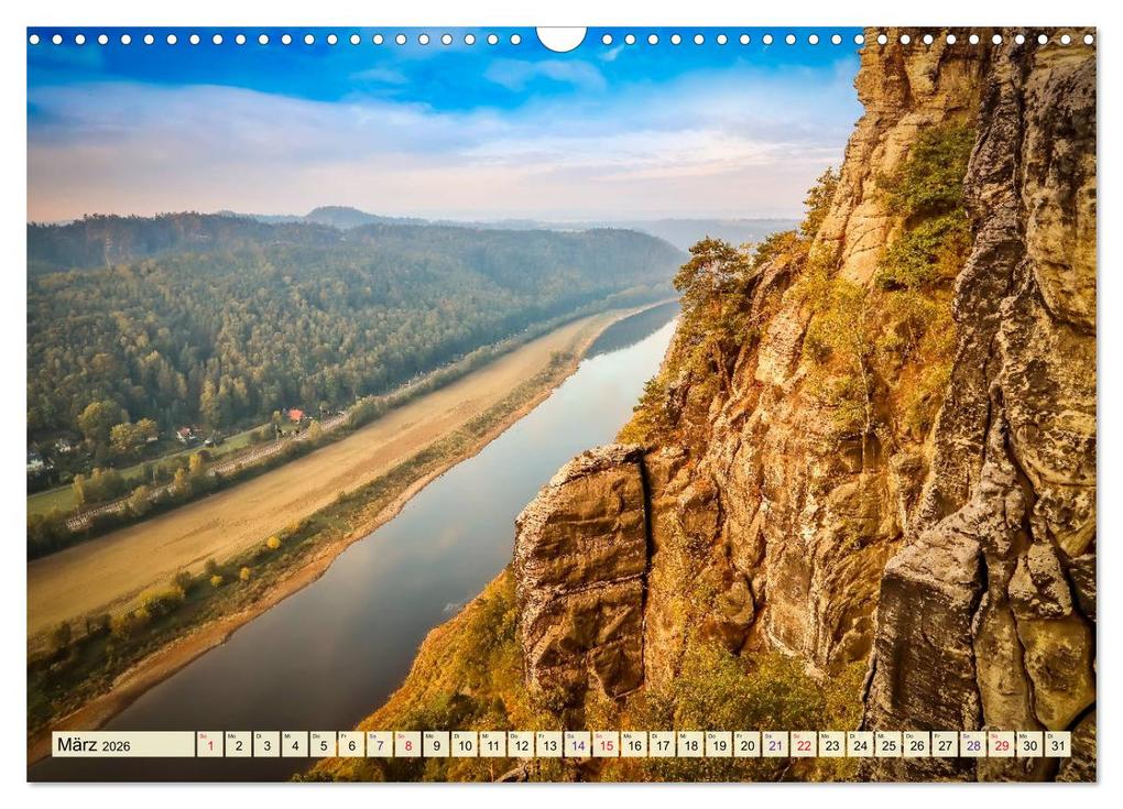 Weitere Ansicht: Elbsandsteingebirge - eine Reise durch die wunderschöne Sächsische Schweiz (Wandkalender 2026 DIN A3 quer), CALVENDO Monatskalender | Peter Roder, Calvendo