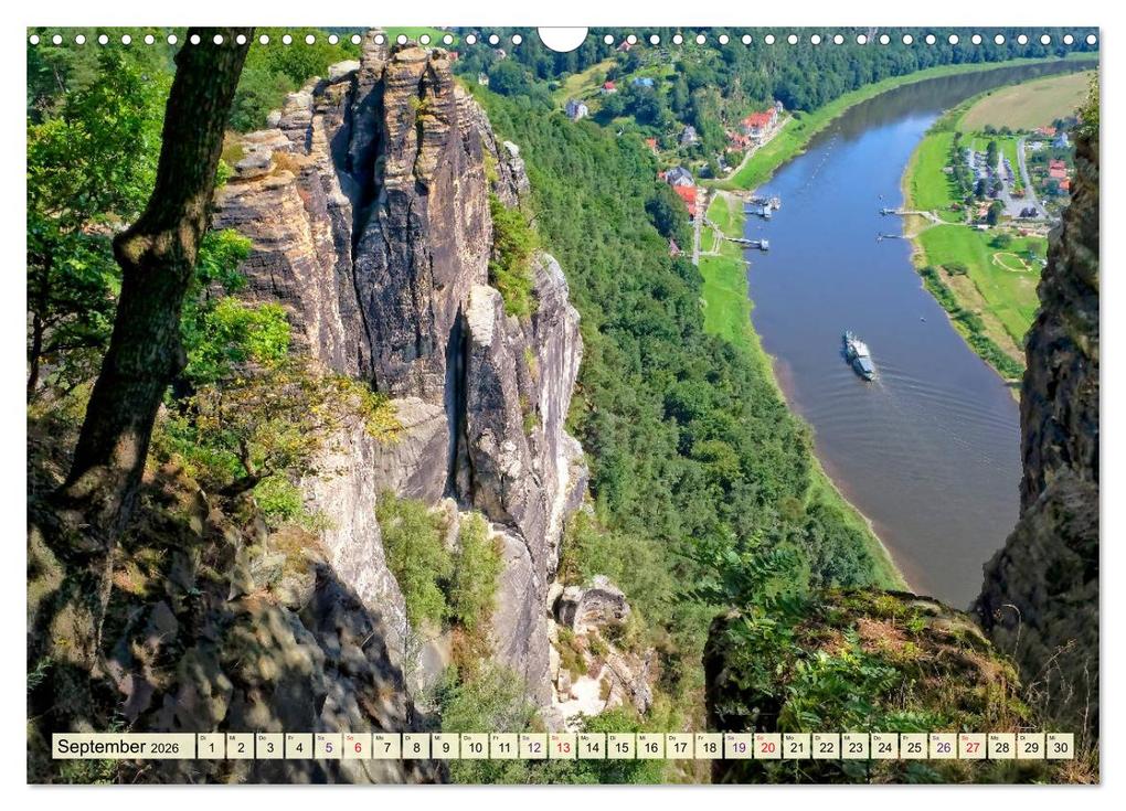 Weitere Ansicht: Elbsandsteingebirge - eine Reise durch die wunderschöne Sächsische Schweiz (Wandkalender 2026 DIN A3 quer), CALVENDO Monatskalender | Peter Roder, Calvendo