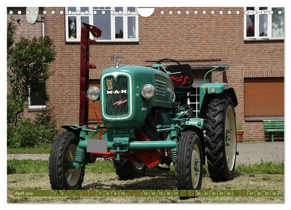 Weitere Ansicht: Traktoren - Altgediente Veteranen (Wandkalender 2026 DIN A4 quer), CALVENDO Monatskalender | Anja Bagunk, Calvendo