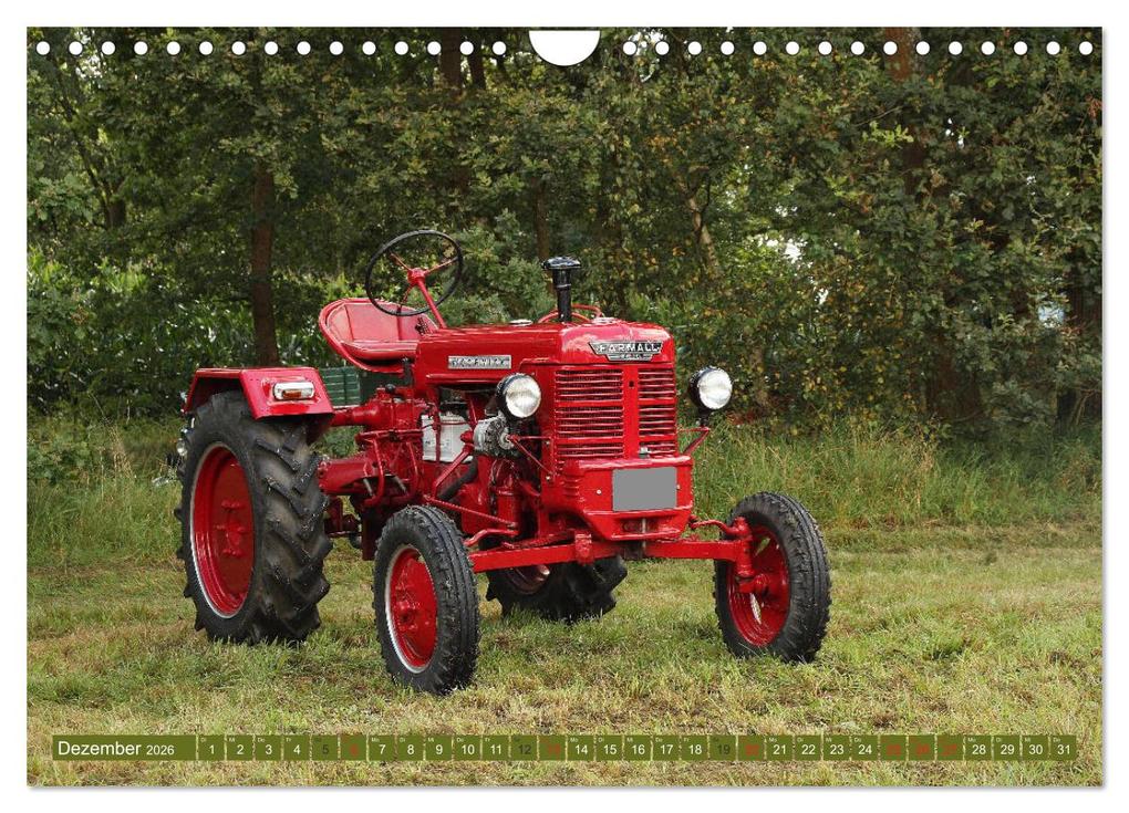 Weitere Ansicht: Traktoren - Altgediente Veteranen (Wandkalender 2026 DIN A4 quer), CALVENDO Monatskalender | Anja Bagunk, Calvendo