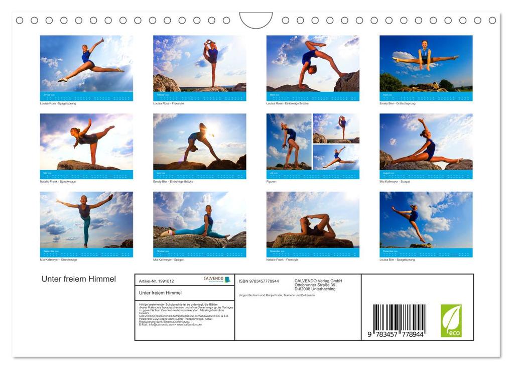 Weitere Ansicht: Unter freiem Himmel (Wandkalender 2026 DIN A4 quer), CALVENDO Monatskalender | Calvendo