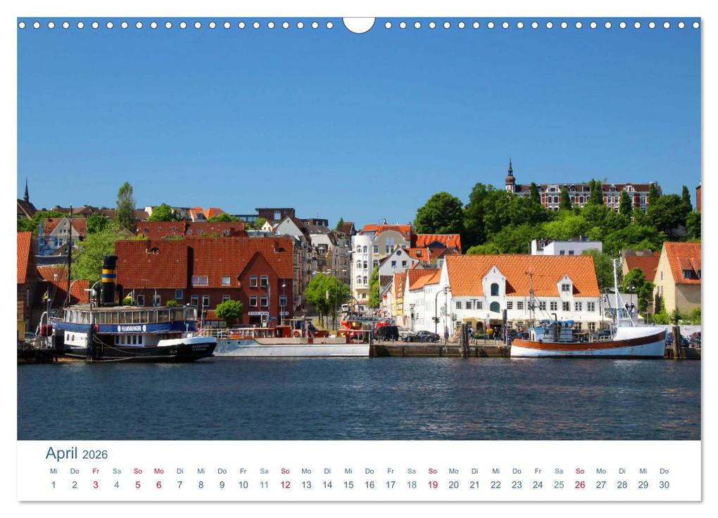 Weitere Ansicht: Flensburg 2026. Impressionen rund um den Hafen (Wandkalender 2026 DIN A3 quer), CALVENDO Monatskalender | Steffani Lehmann, Calvendo