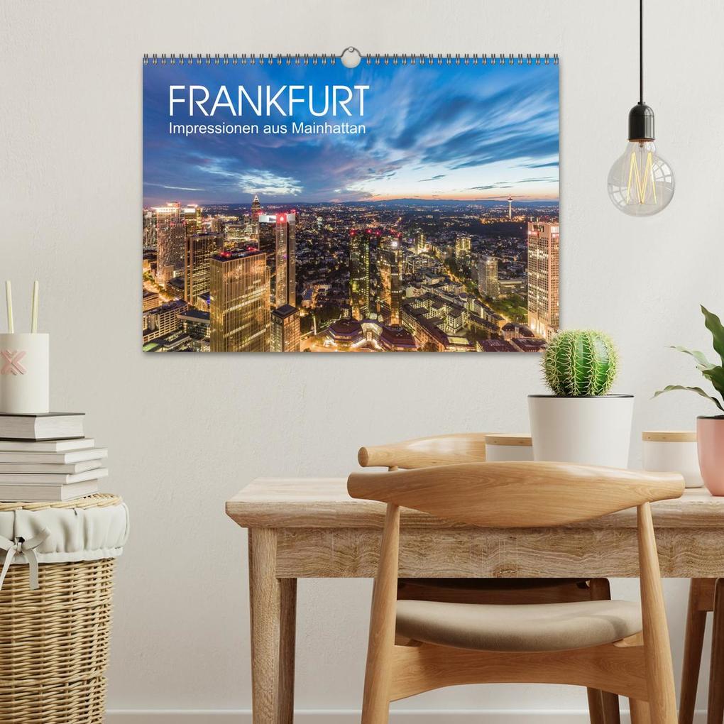 Weitere Ansicht: FRANKFURT Impressionen aus Mainhattan (Wandkalender 2026 DIN A3 quer), CALVENDO Monatskalender | Werner Dieterich, Calvendo