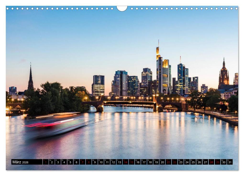 Weitere Ansicht: FRANKFURT Impressionen aus Mainhattan (Wandkalender 2026 DIN A3 quer), CALVENDO Monatskalender | Werner Dieterich, Calvendo