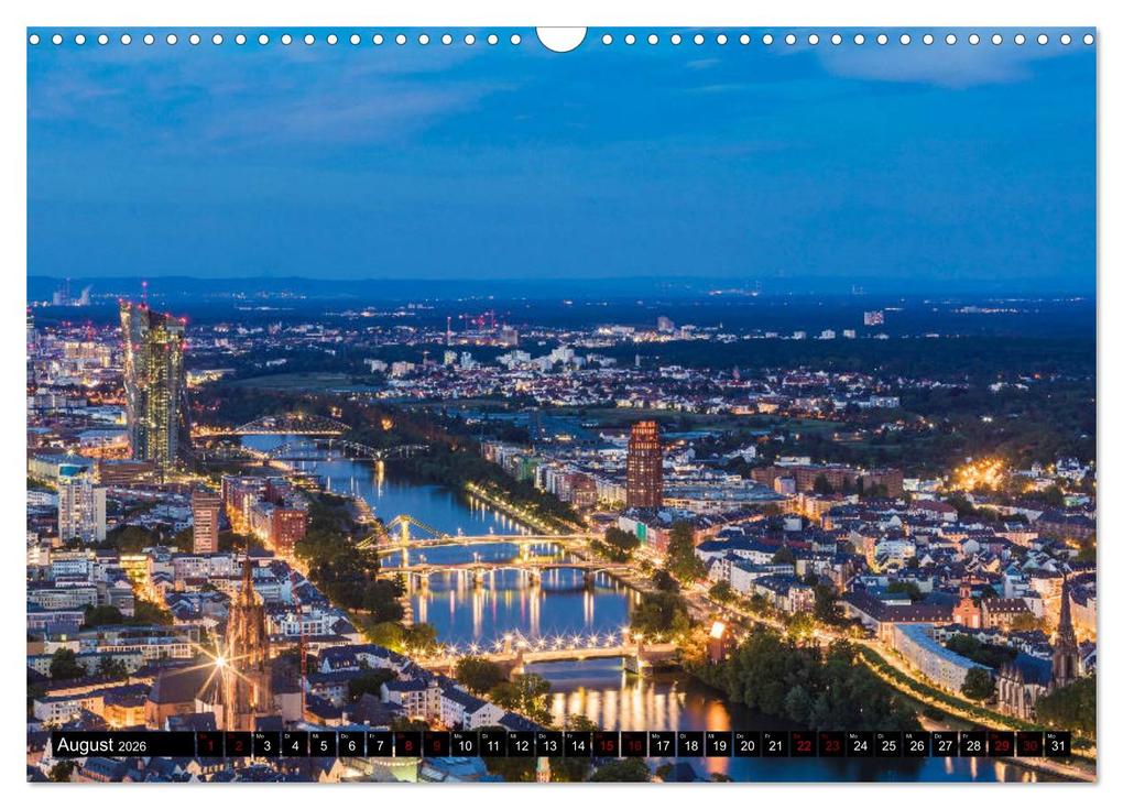 Weitere Ansicht: FRANKFURT Impressionen aus Mainhattan (Wandkalender 2026 DIN A3 quer), CALVENDO Monatskalender | Werner Dieterich, Calvendo