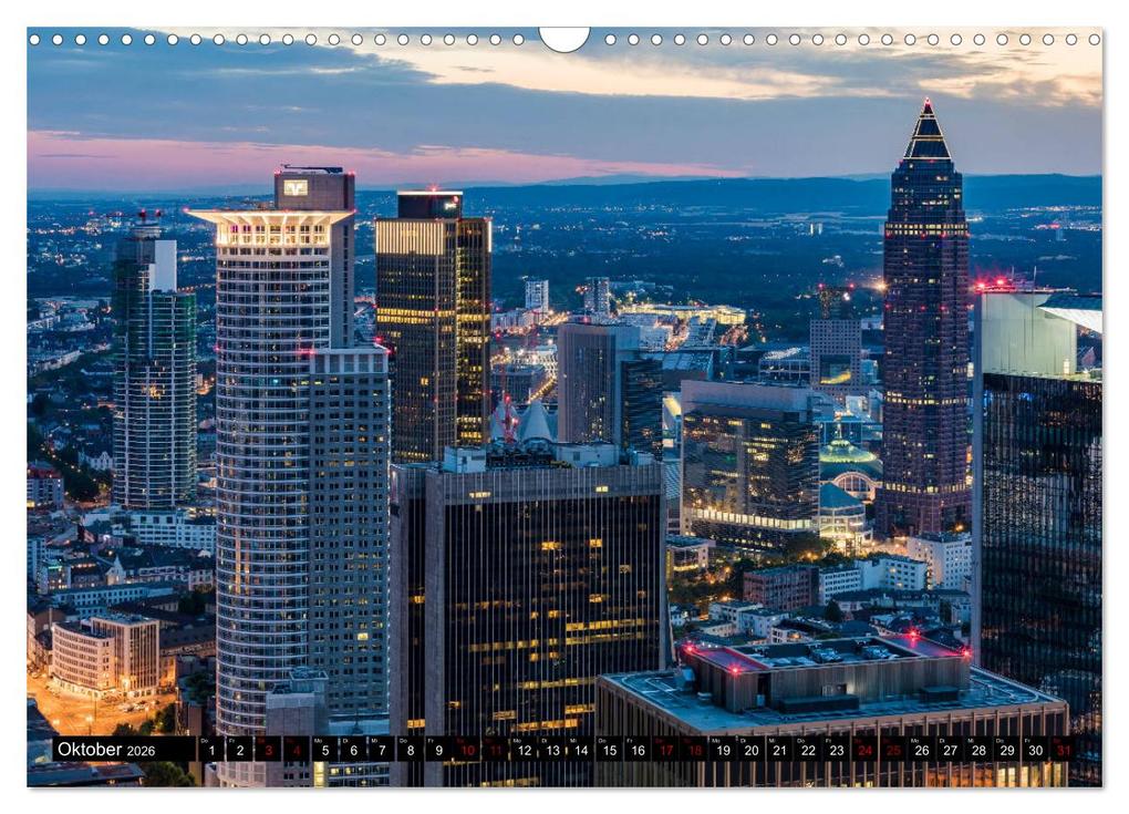 Weitere Ansicht: FRANKFURT Impressionen aus Mainhattan (Wandkalender 2026 DIN A3 quer), CALVENDO Monatskalender | Werner Dieterich, Calvendo