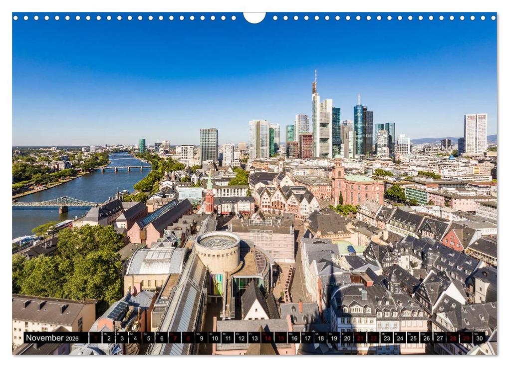 Weitere Ansicht: FRANKFURT Impressionen aus Mainhattan (Wandkalender 2026 DIN A3 quer), CALVENDO Monatskalender | Werner Dieterich, Calvendo