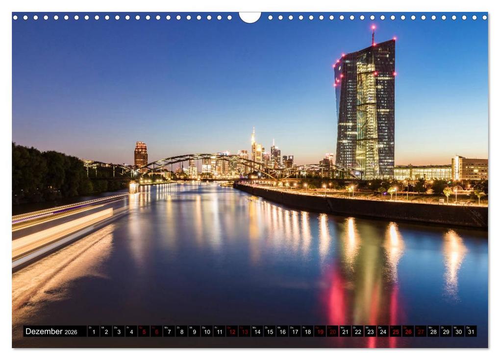 Weitere Ansicht: FRANKFURT Impressionen aus Mainhattan (Wandkalender 2026 DIN A3 quer), CALVENDO Monatskalender | Werner Dieterich, Calvendo