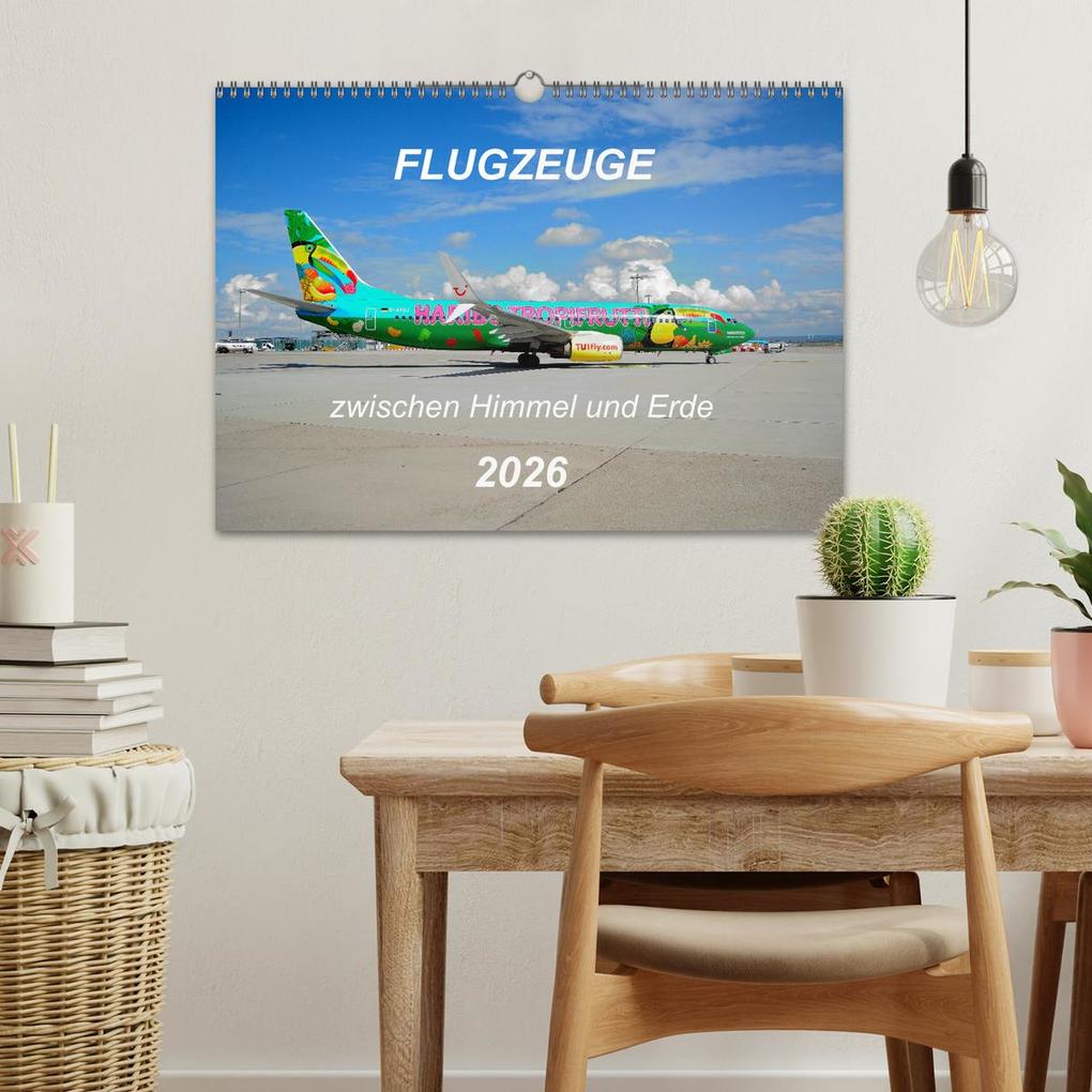 Weitere Ansicht: Flugzeuge zwischen Himmel und Erde (Wandkalender 2026 DIN A3 quer), CALVENDO Monatskalender | Matthias Merz, Calvendo