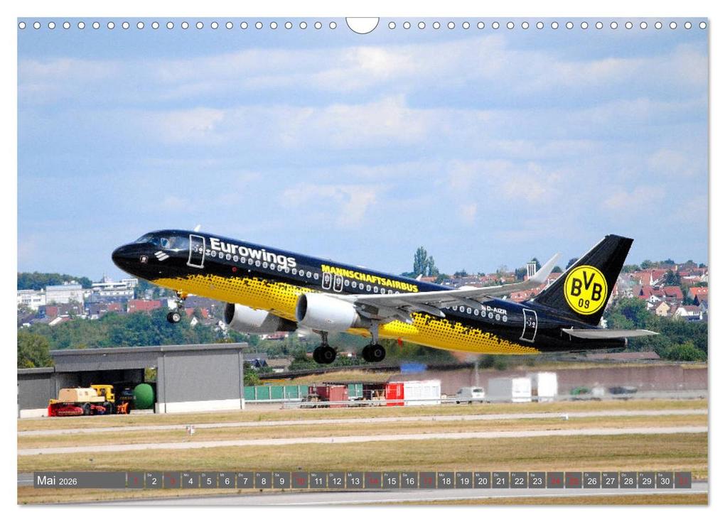 Weitere Ansicht: Flugzeuge zwischen Himmel und Erde (Wandkalender 2026 DIN A3 quer), CALVENDO Monatskalender | Matthias Merz, Calvendo