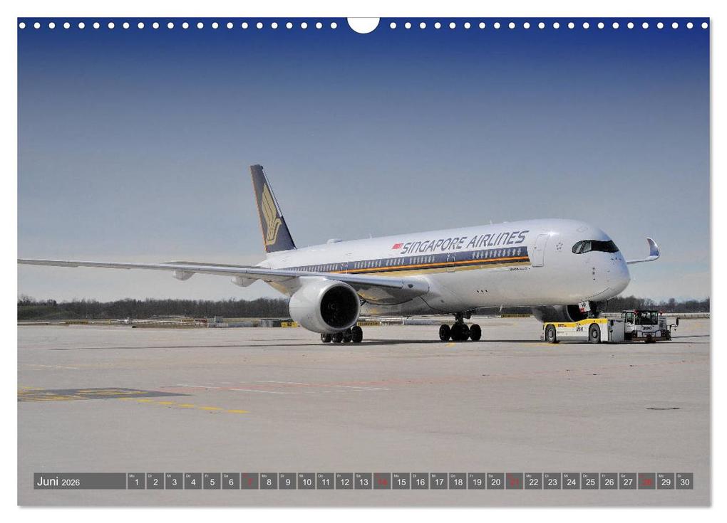 Weitere Ansicht: Flugzeuge zwischen Himmel und Erde (Wandkalender 2026 DIN A3 quer), CALVENDO Monatskalender | Matthias Merz, Calvendo