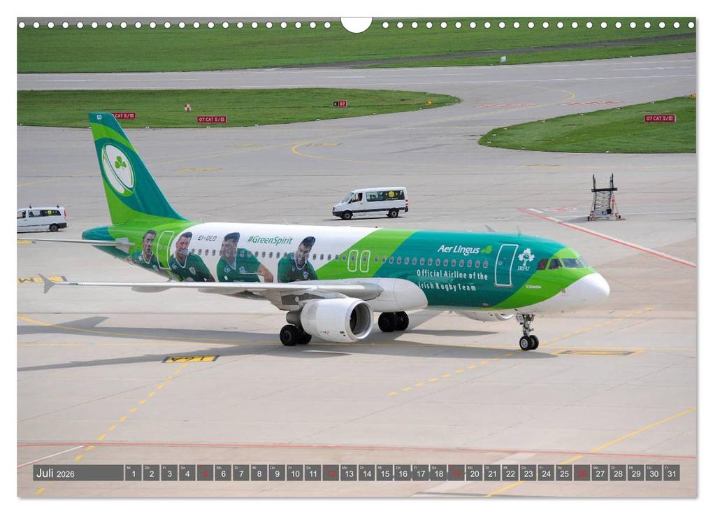 Weitere Ansicht: Flugzeuge zwischen Himmel und Erde (Wandkalender 2026 DIN A3 quer), CALVENDO Monatskalender | Matthias Merz, Calvendo