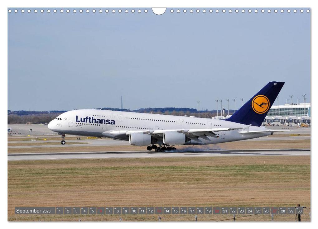 Weitere Ansicht: Flugzeuge zwischen Himmel und Erde (Wandkalender 2026 DIN A3 quer), CALVENDO Monatskalender | Matthias Merz, Calvendo