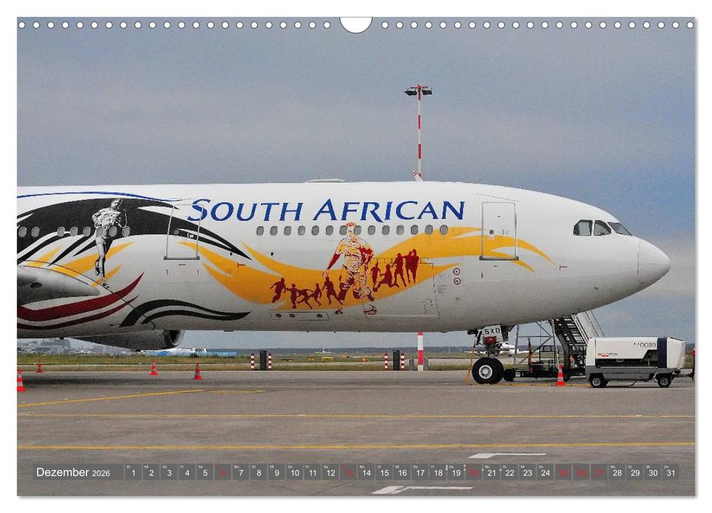 Weitere Ansicht: Flugzeuge zwischen Himmel und Erde (Wandkalender 2026 DIN A3 quer), CALVENDO Monatskalender | Matthias Merz, Calvendo