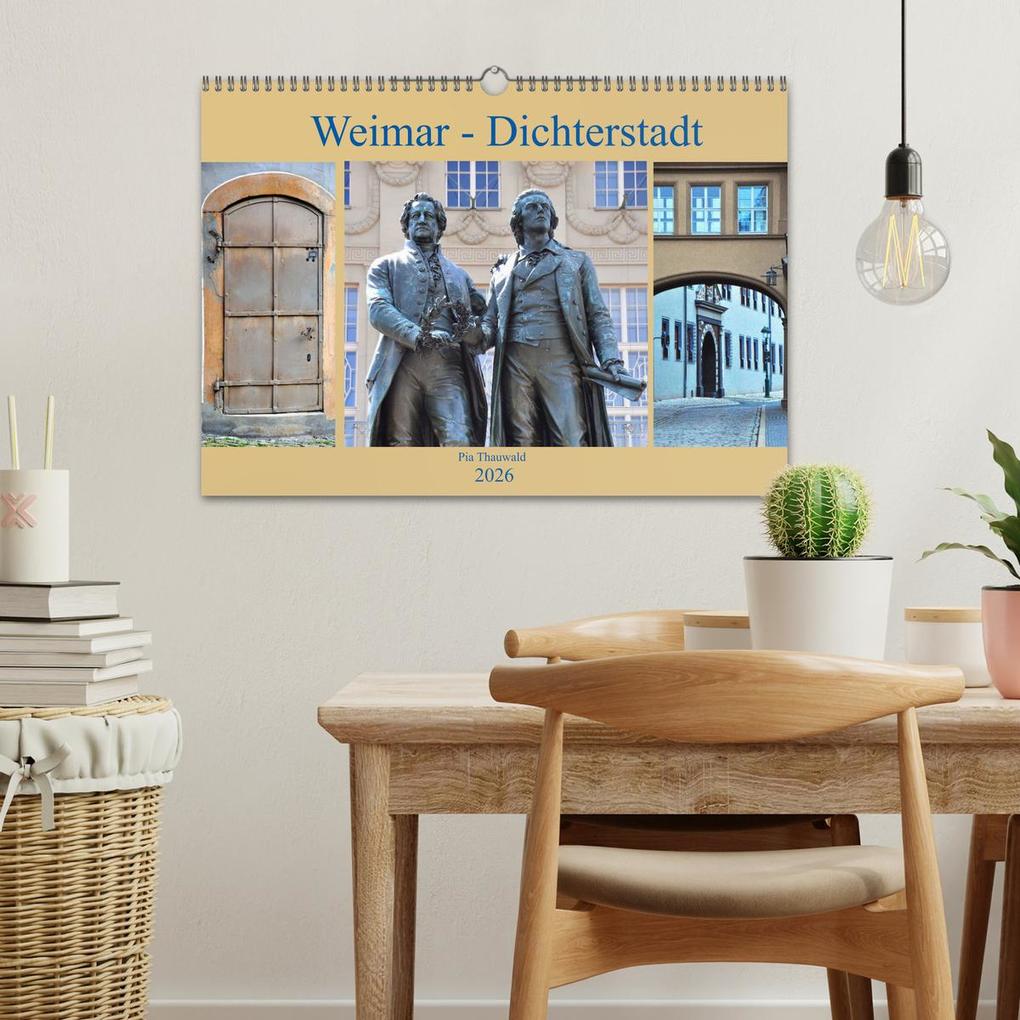 Weitere Ansicht: Weimar - Dichterstadt (Wandkalender 2026 DIN A3 quer), CALVENDO Monatskalender | Pia Thauwald, Calvendo
